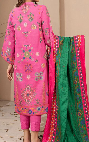 Limelight Hot Pink Khaddar Suit | Pakistani Winter Dresses- Image 2