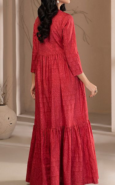 Limelight Red Khaddar Kurti | Pakistani Winter Dresses- Image 2