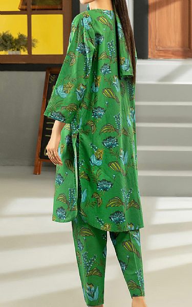 Limelight Pastel Green Khaddar Kurti | Pakistani Winter Dresses- Image 2