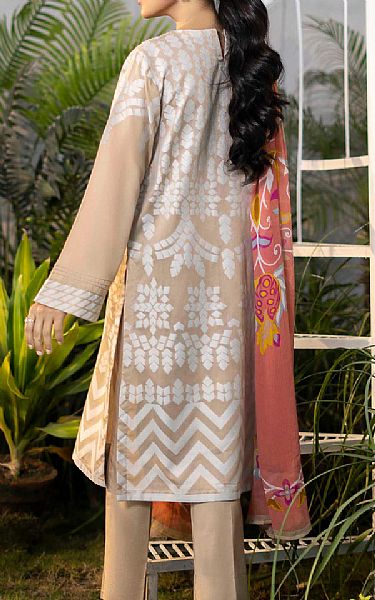 Limelight Beige Jacquard Suit (2 Pcs) | Pakistani Winter Dresses- Image 2