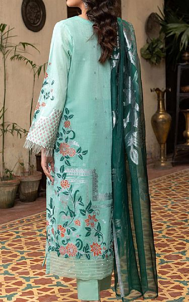 Limelight Sky Blue Jacquard Suit | Pakistani Winter Dresses- Image 2