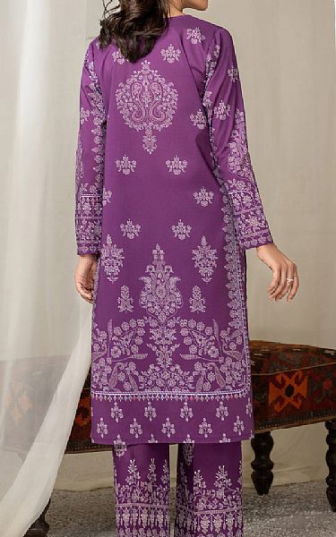 Limelight Violet Cambric Suit (2 Pcs) | Pakistani Winter Dresses- Image 2