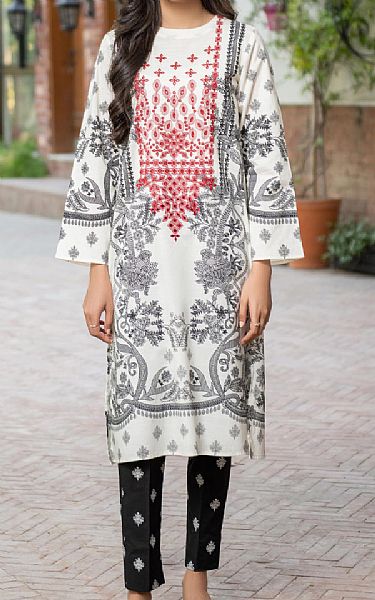 Limelight Off-white Lawn Suit (2 Pcs) | Pakistani Lawn Suits- Image 1