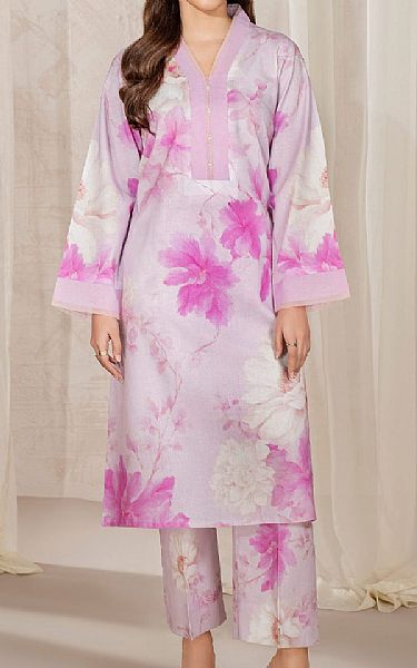 Limelight Pink Khaddar Suit (2 Pcs) | Pakistani Winter Dresses in USA- Image 1