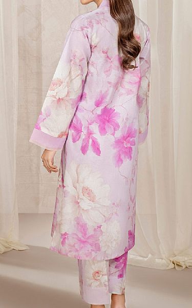 Limelight Pink Khaddar Suit (2 Pcs) | Pakistani Winter Dresses in USA- Image 2