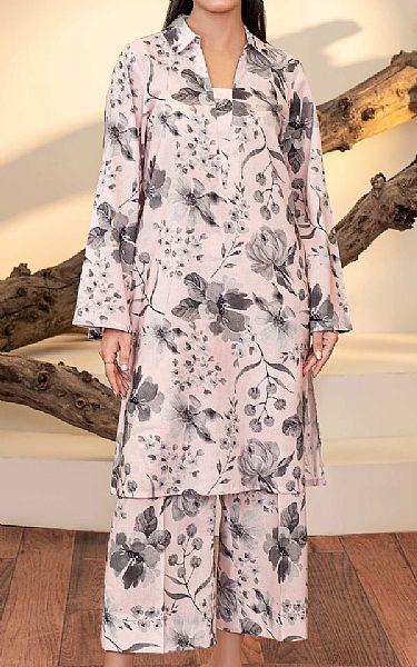 Limelight Pale Pink Khaddar Suit (2 Pcs) | Pakistani Winter Dresses in USA- Image 1