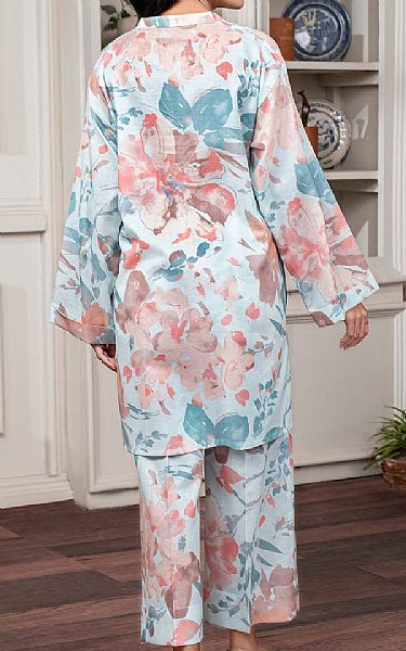 Limelight Light Blue Khaddar Kurti | Pakistani Winter Dresses in USA- Image 2