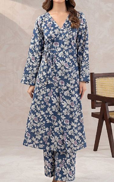 Limelight Pickled Bluewood Khaddar Suit (2 Pcs) | Pakistani Winter Dresses in USA- Image 1