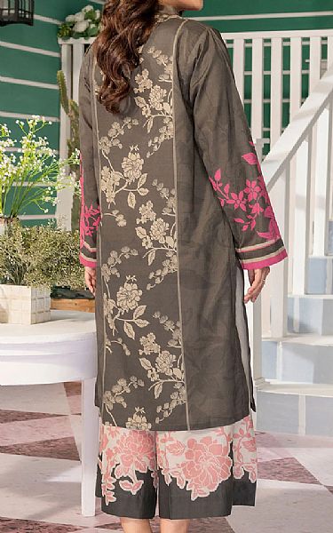 Limelight Dark Grey Cambric Suit (2 Pcs) | Pakistani Dresses in USA- Image 2