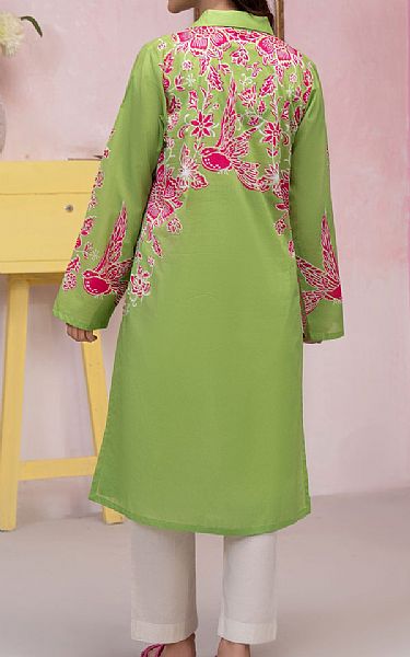 Limelight Parrot Green Lawn Kurti | Pakistani Lawn Suits- Image 2