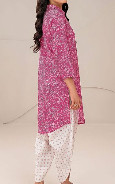 Limelight Pink Lawn Suit (2 Pcs) | Pakistani Lawn Dress in USA- Image 2