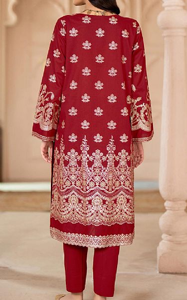 Limelight Scarlet Lawn Suit (2 Pcs) | Pakistani Lawn Suits- Image 2