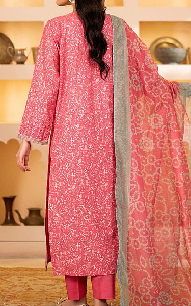 Limelight Light Carmine Pink Lawn Suit | Pakistani Lawn Suits- Image 2