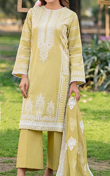 Limelight Sand Gold Lawn Suit | Pakistani Lawn Suits- Image 1