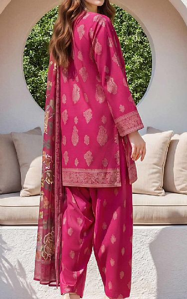 Limelight Cerise Pink Lawn Suit | Pakistani Lawn Dress in USA- Image 2