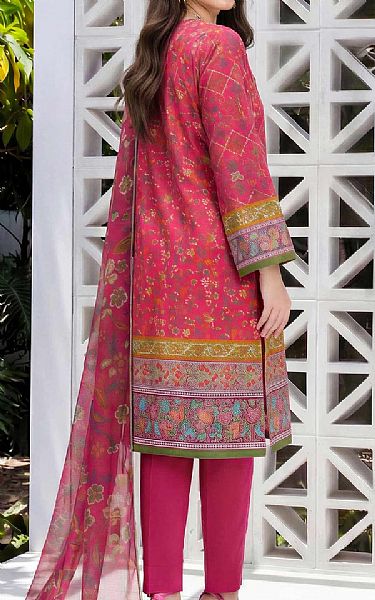Limelight Cerise Pink Lawn Suit | Pakistani Lawn Dress in USA- Image 2