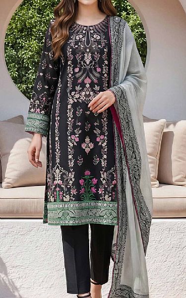 Limelight Black Lawn Suit | Pakistani Lawn Dress in USA- Image 1