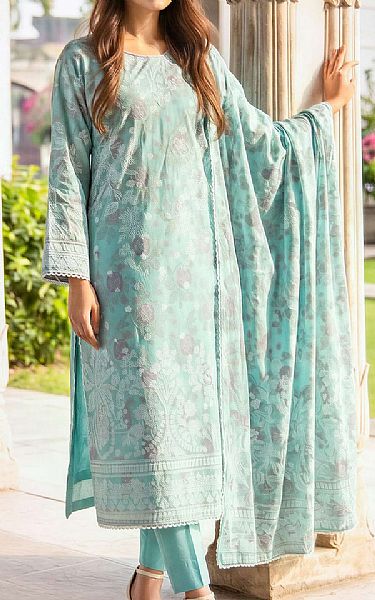 Limelight Light Sea Green Lawn Suit | Pakistani Lawn Dress in USA- Image 1