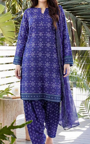 Limelight Blueberry Lawn Suit | Pakistani Lawn Dress in USA- Image 1