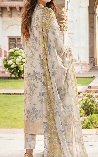 Limelight Off White Lawn Suit | Pakistani Lawn Dress in USA- Image 2
