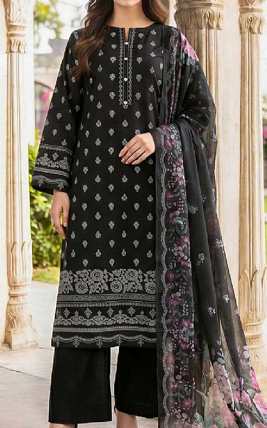 Limelight Black Lawn Suit | Pakistani Lawn Dress in USA- Image 1