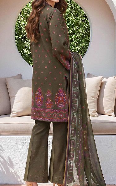 Limelight Rifle Green Lawn Suit | Pakistani Lawn Dress in USA- Image 2