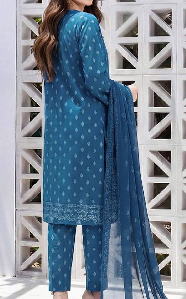 Limelight Denim Blue Lawn Suit | Pakistani Lawn Dress in USA- Image 2