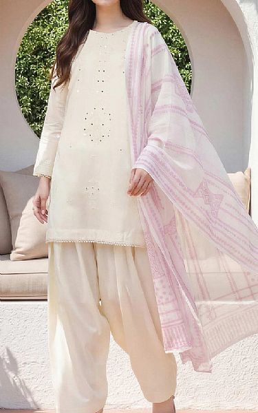 Limelight Off White Lawn Suit | Pakistani Lawn Dress in USA- Image 1