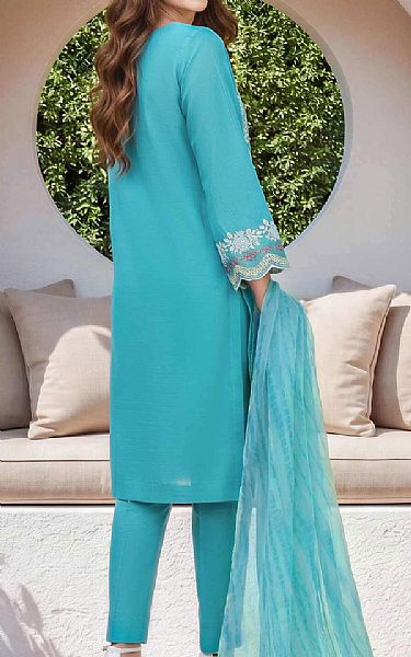 Limelight Turquoise Lawn Suit | Pakistani Lawn Dress in USA- Image 2