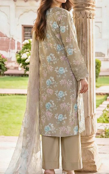 Limelight Pastel Brown Lawn Suit | Pakistani Lawn Dress in USA- Image 2