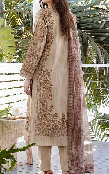 Limelight Beige Lawn Suit | Pakistani Lawn Dress in USA- Image 2