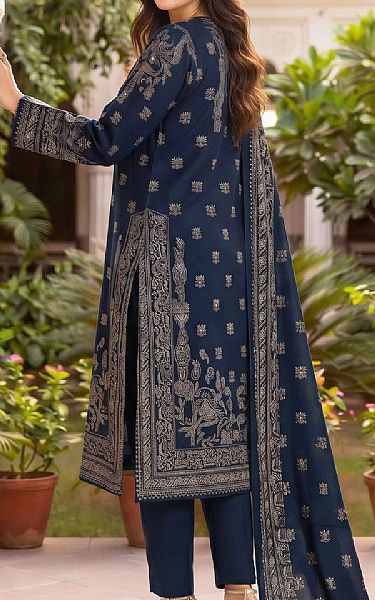 Limelight Navy Lawn Suit | Pakistani Lawn Dress in USA- Image 2