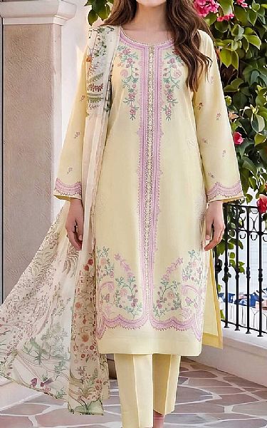 Limelight Cream Lawn Suit | Pakistani Lawn Dress in USA- Image 1