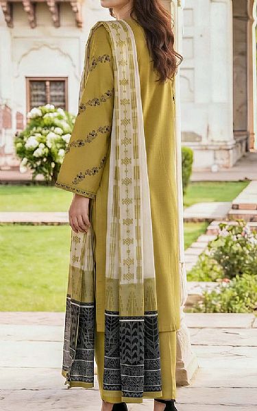 Limelight Sand Gold Lawn Suit | Pakistani Lawn Dress in USA- Image 2