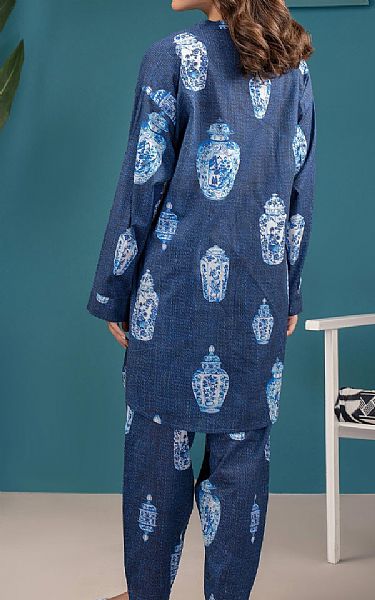 Limelight Dusky Blue Lawn Kurti | Pakistani Lawn Dress in USA- Image 2