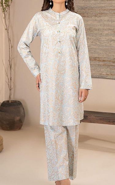 Limelight Pale Blue Lawn Kurti | Pakistani Lawn Dress in USA- Image 1