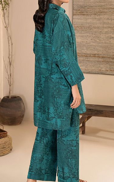 Limelight Teal Lawn Kurti | Pakistani Lawn Dress in USA- Image 2
