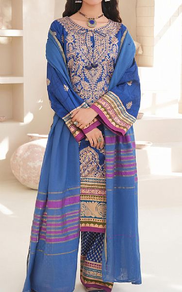 Limelight Blue Lawn Suit | Pakistani Lawn Dress in USA- Image 1