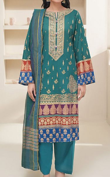 Limelight Green Lawn Suit (2 Pcs) | Pakistani Lawn Dress in USA- Image 1