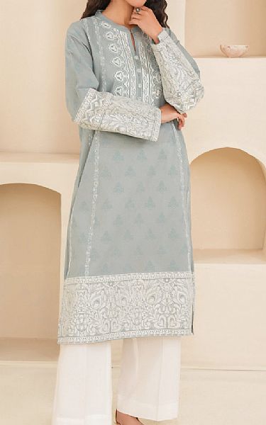 Limelight Grey Lawn Kurti | Pakistani Lawn Dress in USA- Image 1