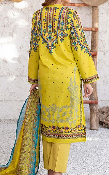 Limelight Lime Yellow Lawn Suit | Pakistani Lawn Dress in USA- Image 2