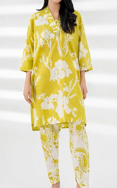 Limelight Lime Green Lawn Suit (2 Pcs) | Pakistani Lawn Dress in USA- Image 1