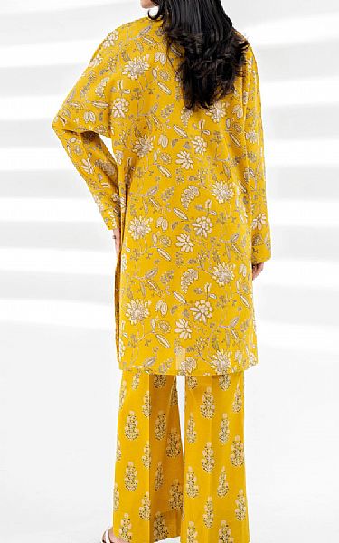 Limelight Mustard Lawn Suit (2 Pcs) | Pakistani Lawn Dress in USA- Image 2