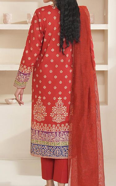 Limelight Red Lawn Suit | Pakistani Lawn Dress in USA- Image 2