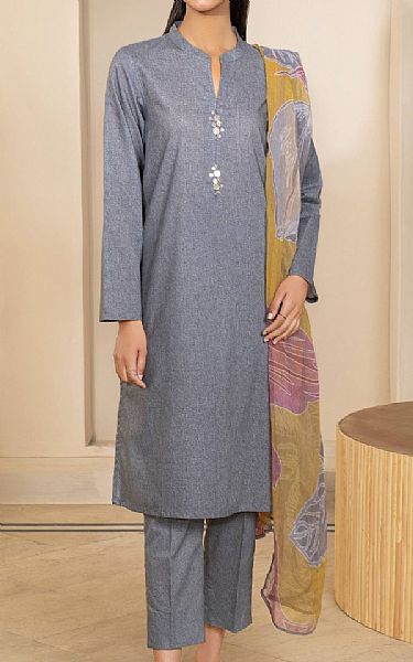 Limelight Grey Lawn Suit | Pakistani Lawn Dress in USA- Image 1