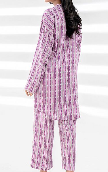 Limelight Lilac/Off White Lawn Kurti | Pakistani Lawn Dress in USA- Image 2