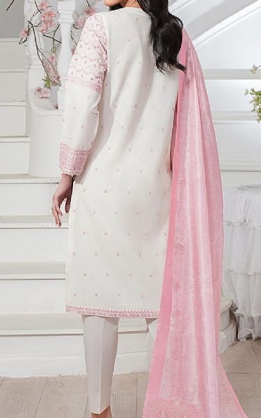 Limelight Off White/Pink Lawn Suit | Pakistani Lawn Dress in USA- Image 2