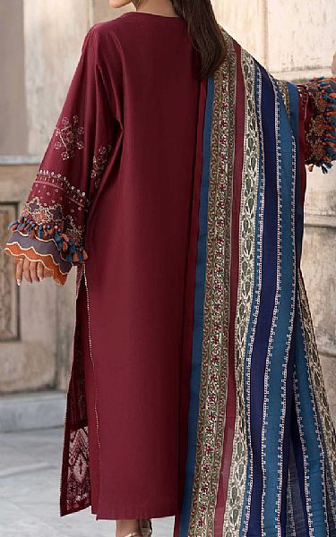 Limelight Wine Lawn Suit | Pakistani Lawn Dress in USA- Image 2