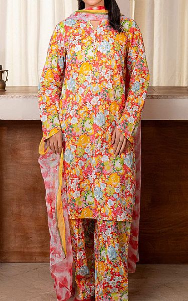 Limelight Multi Lawn Suit | Pakistani Lawn Dress in USA- Image 1
