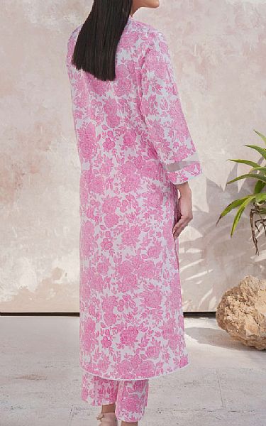 Limelight Off White/Pink Lawn Kurti | Pakistani Lawn Dress in USA- Image 2